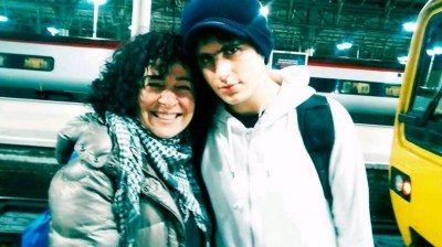 Daniel and I in Manchester Piccadilly Station 🚉
